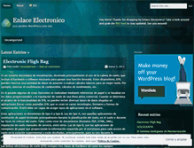 Tablet Screenshot of enlaceelectronico.wordpress.com