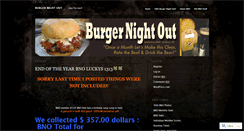 Desktop Screenshot of burgernightout.wordpress.com