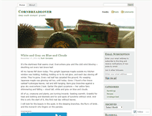 Tablet Screenshot of cornbreadlover.wordpress.com