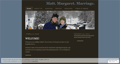 Desktop Screenshot of margaretandmatt.wordpress.com