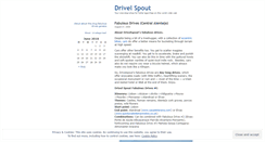 Desktop Screenshot of drivelspout.wordpress.com