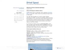 Tablet Screenshot of drivelspout.wordpress.com