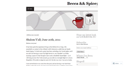 Desktop Screenshot of beccaandspice.wordpress.com
