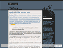 Tablet Screenshot of lllfashion.wordpress.com