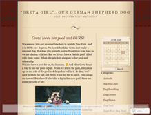 Tablet Screenshot of gretasgirl.wordpress.com