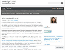 Tablet Screenshot of itmanagercorner.wordpress.com