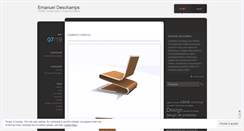 Desktop Screenshot of emanueldeschamps.wordpress.com
