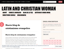 Tablet Screenshot of mujercristianaylatina.wordpress.com