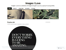 Tablet Screenshot of imagesilove.wordpress.com