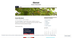 Desktop Screenshot of isensei.wordpress.com