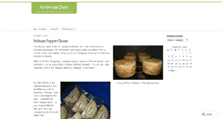 Desktop Screenshot of ambrosiadairy.wordpress.com