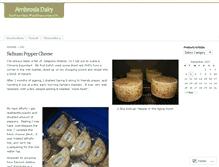 Tablet Screenshot of ambrosiadairy.wordpress.com