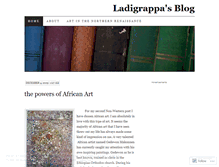 Tablet Screenshot of ladigrappa.wordpress.com