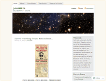 Tablet Screenshot of 300milesblog.wordpress.com