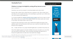 Desktop Screenshot of mediabiztech.wordpress.com