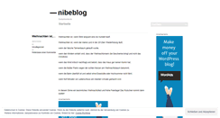 Desktop Screenshot of nibeblog.wordpress.com