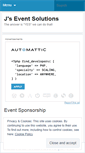 Mobile Screenshot of jseventsolutions.wordpress.com
