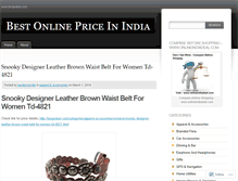 Tablet Screenshot of bestpriceindia.wordpress.com