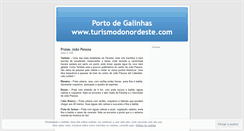 Desktop Screenshot of portodegalinhas.wordpress.com