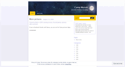 Desktop Screenshot of campmoriah.wordpress.com