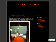 Tablet Screenshot of despreiphone.wordpress.com