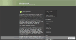 Desktop Screenshot of kellenkjera.wordpress.com