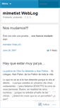Mobile Screenshot of mimetist.wordpress.com