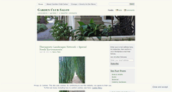 Desktop Screenshot of gardenclubsalon.wordpress.com