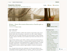 Tablet Screenshot of cristaojovem.wordpress.com