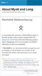 Mobile Screenshot of myattandlong.wordpress.com