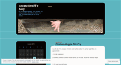 Desktop Screenshot of oneatatime86.wordpress.com