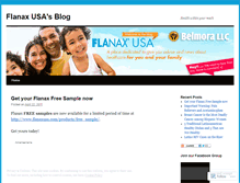 Tablet Screenshot of flanaxusa.wordpress.com