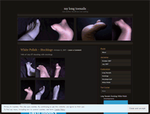 Tablet Screenshot of longtoenails.wordpress.com