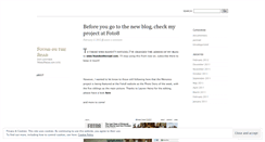 Desktop Screenshot of foundontheroad.wordpress.com