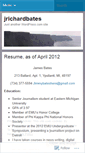 Mobile Screenshot of jrichardbates.wordpress.com