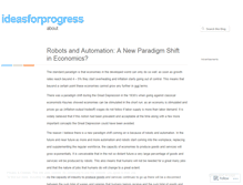 Tablet Screenshot of ideasforprogress.wordpress.com