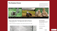 Desktop Screenshot of cluelessfarmer.wordpress.com