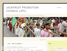 Tablet Screenshot of jackfruitfestkerala.wordpress.com