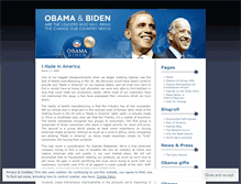 Tablet Screenshot of obamastuff.wordpress.com