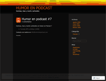 Tablet Screenshot of humorenpodcast.wordpress.com