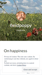 Mobile Screenshot of fieldpoppy.wordpress.com