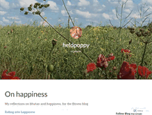 Tablet Screenshot of fieldpoppy.wordpress.com