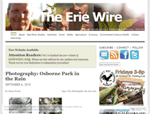 Tablet Screenshot of eriewire.wordpress.com