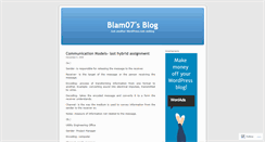 Desktop Screenshot of blam07.wordpress.com