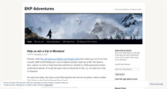 Desktop Screenshot of ekpadventures.wordpress.com