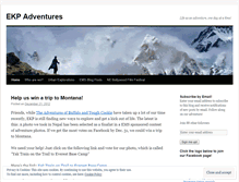 Tablet Screenshot of ekpadventures.wordpress.com