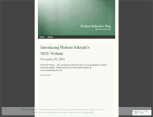 Tablet Screenshot of modestosukiyaki.wordpress.com