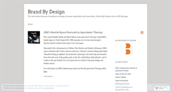 Desktop Screenshot of brandbydesign.wordpress.com