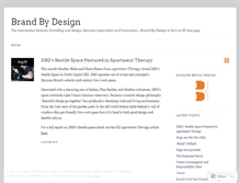 Tablet Screenshot of brandbydesign.wordpress.com
