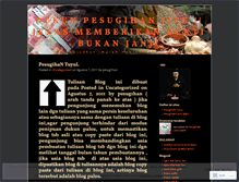 Tablet Screenshot of pesug1han.wordpress.com